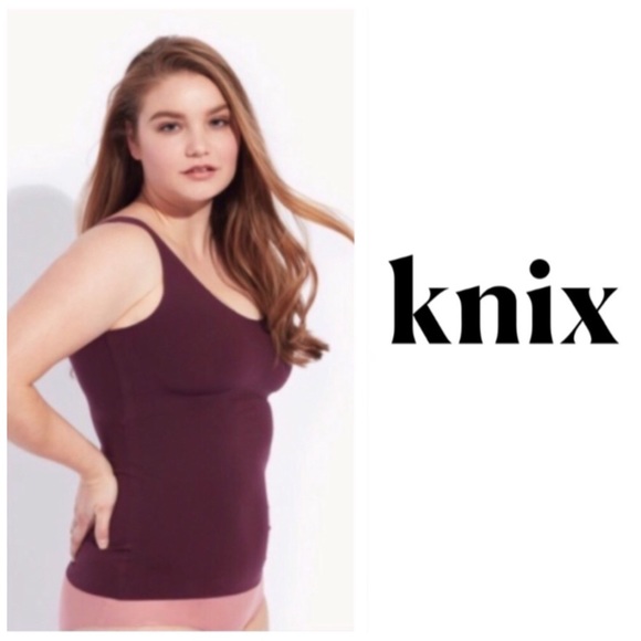 knix Other - KNIX 34” Medium LuxeLift Tank Plum Built-In Bra